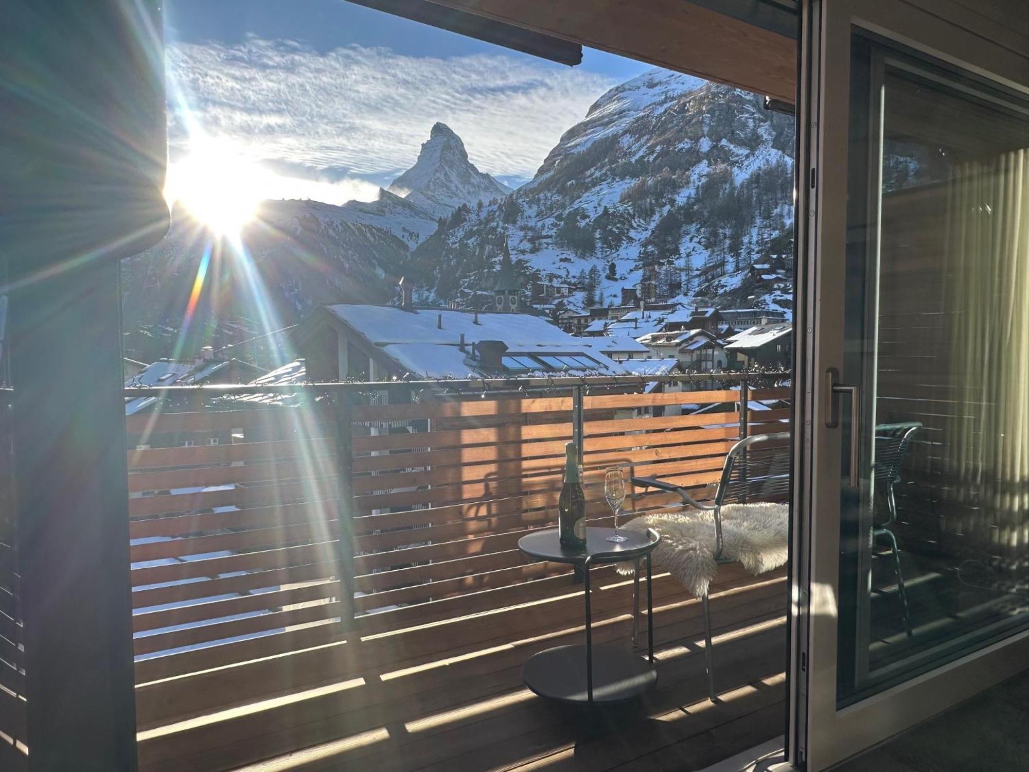Апартаменты Ascot Penthouse 160 M2 Matterhorn View Церматт Экстерьер фото
